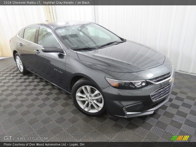 Nightfall Gray Metallic / Jet Black 2018 Chevrolet Malibu LT