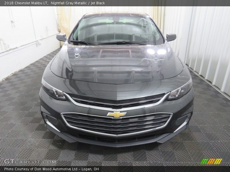 Nightfall Gray Metallic / Jet Black 2018 Chevrolet Malibu LT