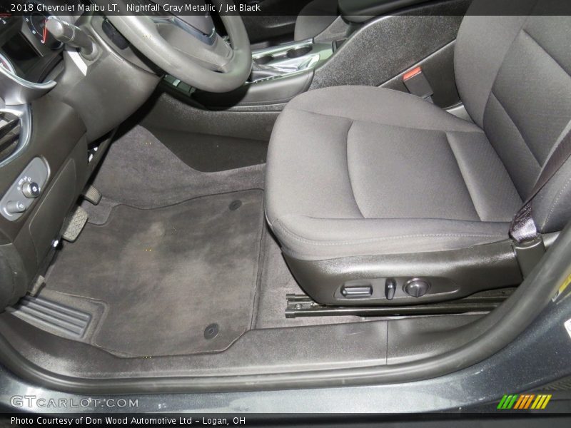 Nightfall Gray Metallic / Jet Black 2018 Chevrolet Malibu LT