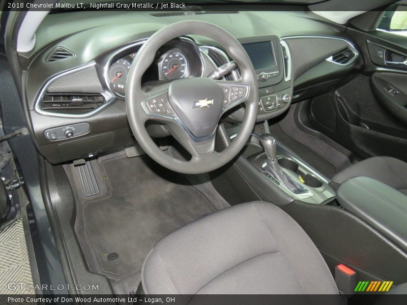 Nightfall Gray Metallic / Jet Black 2018 Chevrolet Malibu LT