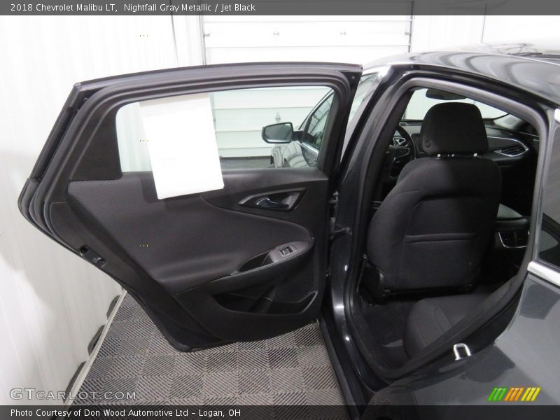 Nightfall Gray Metallic / Jet Black 2018 Chevrolet Malibu LT