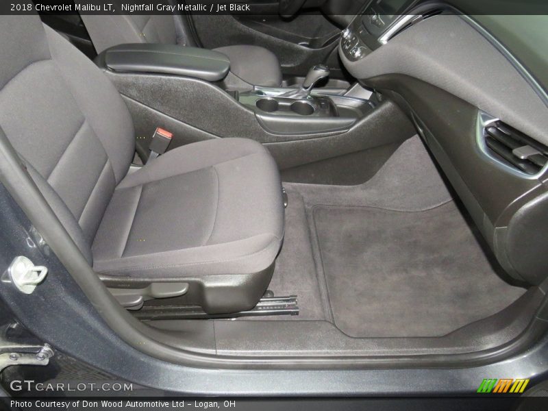 Nightfall Gray Metallic / Jet Black 2018 Chevrolet Malibu LT