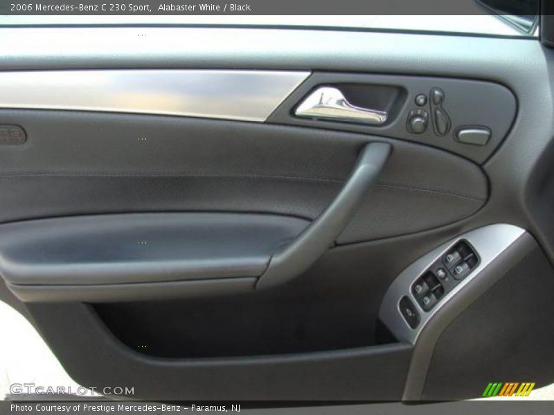 Alabaster White / Black 2006 Mercedes-Benz C 230 Sport