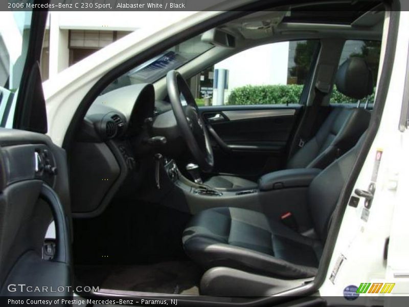 Alabaster White / Black 2006 Mercedes-Benz C 230 Sport