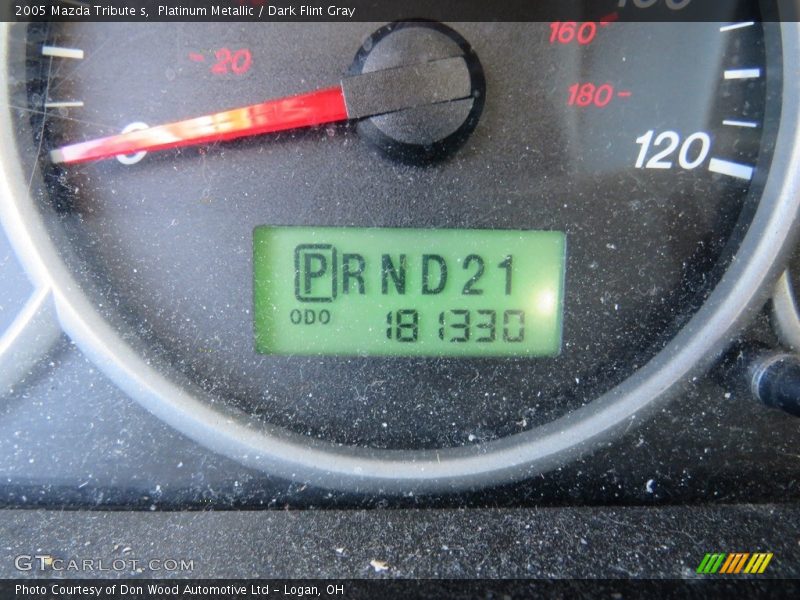 Platinum Metallic / Dark Flint Gray 2005 Mazda Tribute s