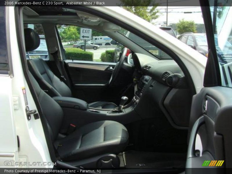 Alabaster White / Black 2006 Mercedes-Benz C 230 Sport