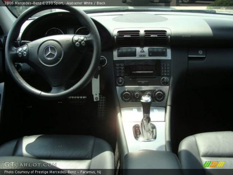 Alabaster White / Black 2006 Mercedes-Benz C 230 Sport