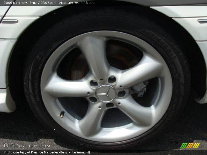 Alabaster White / Black 2006 Mercedes-Benz C 230 Sport