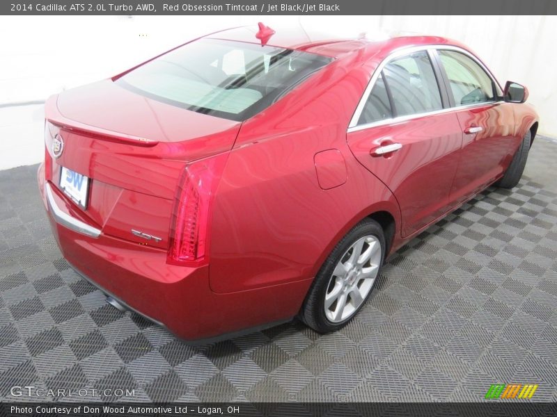 Red Obsession Tintcoat / Jet Black/Jet Black 2014 Cadillac ATS 2.0L Turbo AWD