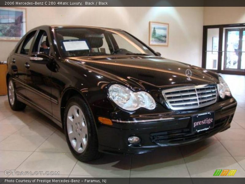 Black / Black 2006 Mercedes-Benz C 280 4Matic Luxury