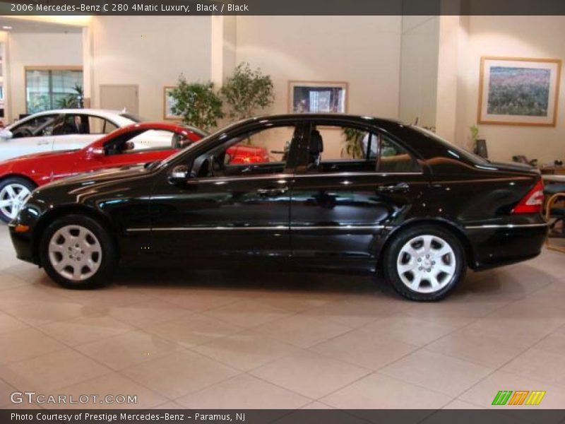 Black / Black 2006 Mercedes-Benz C 280 4Matic Luxury