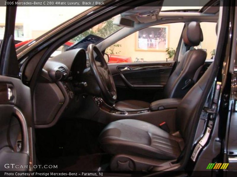 Black / Black 2006 Mercedes-Benz C 280 4Matic Luxury