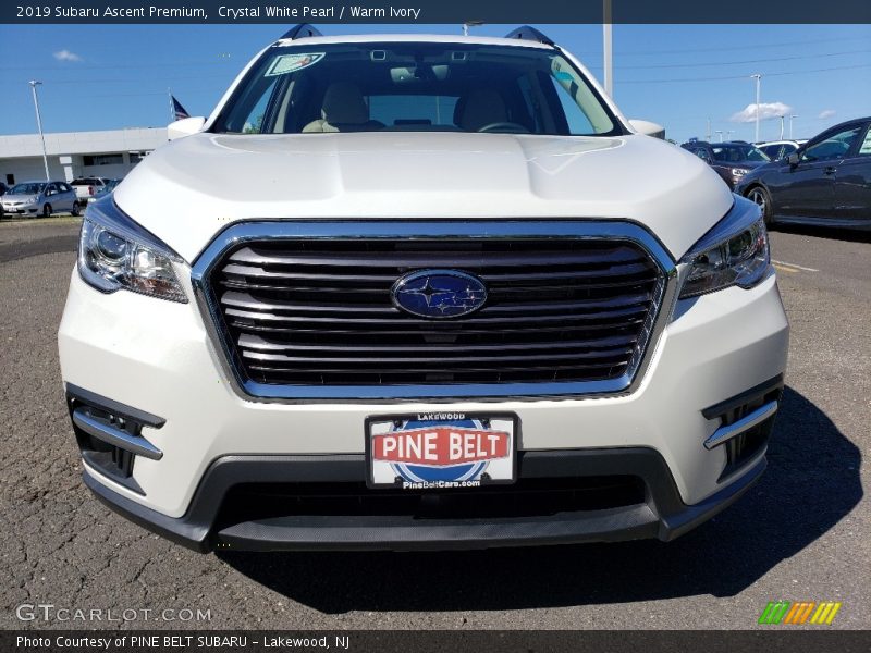 Crystal White Pearl / Warm Ivory 2019 Subaru Ascent Premium