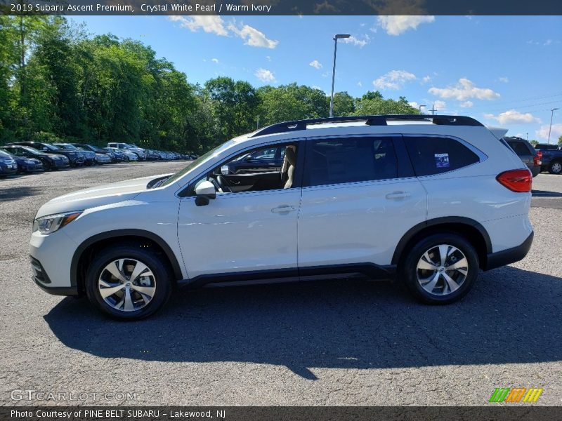 Crystal White Pearl / Warm Ivory 2019 Subaru Ascent Premium