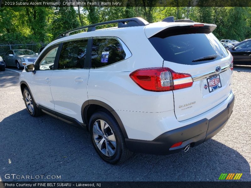 Crystal White Pearl / Warm Ivory 2019 Subaru Ascent Premium