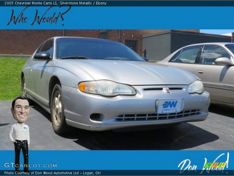 Silverstone Metallic / Ebony 2005 Chevrolet Monte Carlo LS