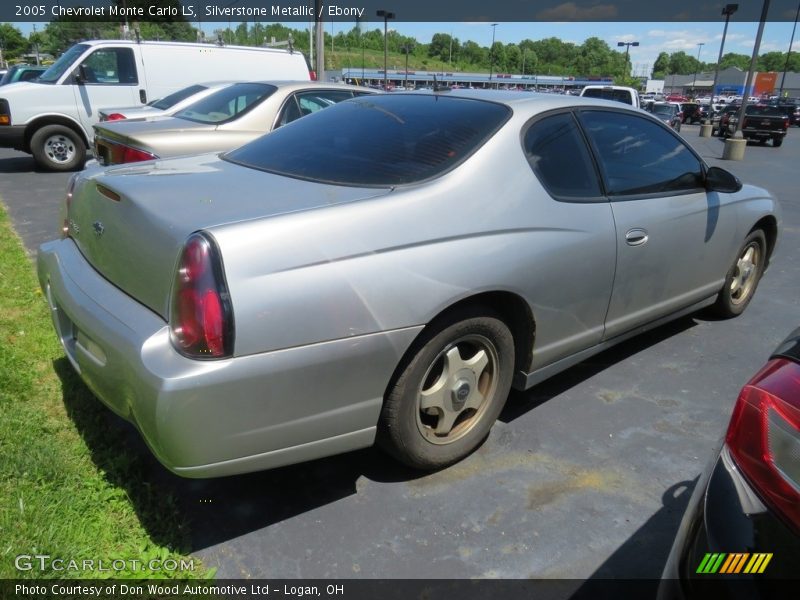 Silverstone Metallic / Ebony 2005 Chevrolet Monte Carlo LS