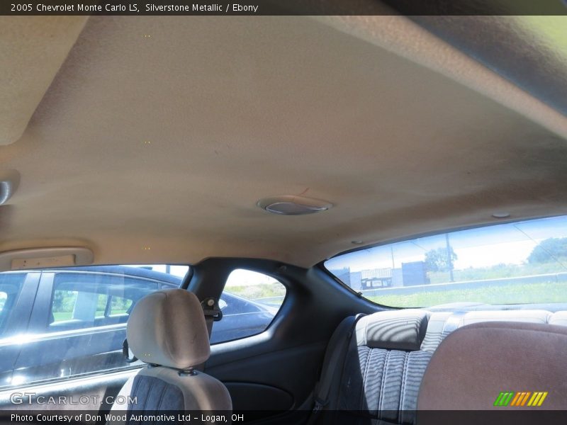 Silverstone Metallic / Ebony 2005 Chevrolet Monte Carlo LS