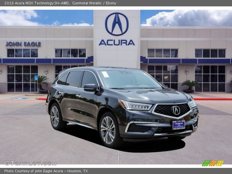 Gunmetal Metallic / Ebony 2019 Acura MDX Technology SH-AWD