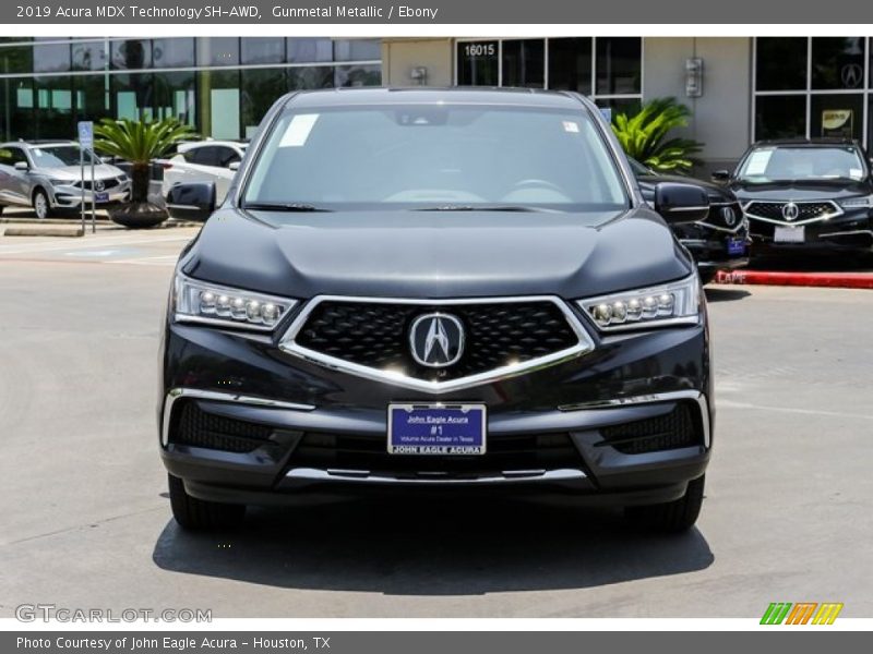 Gunmetal Metallic / Ebony 2019 Acura MDX Technology SH-AWD