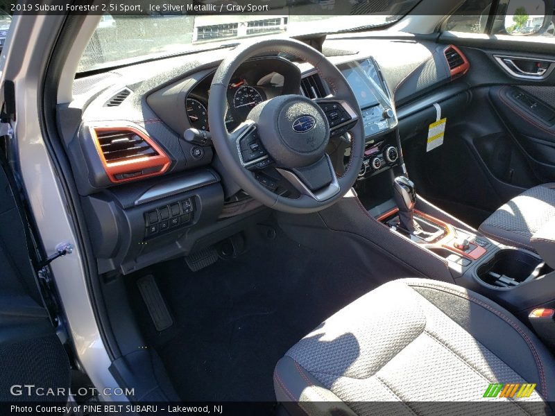 Ice Silver Metallic / Gray Sport 2019 Subaru Forester 2.5i Sport
