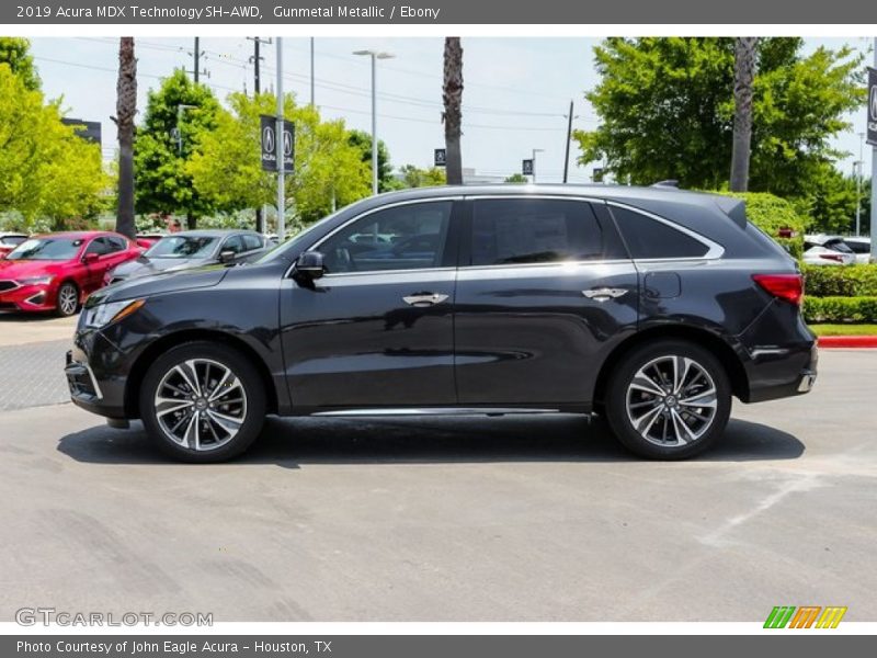Gunmetal Metallic / Ebony 2019 Acura MDX Technology SH-AWD