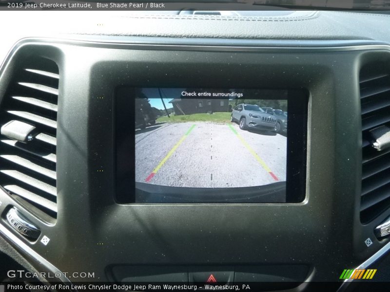 Blue Shade Pearl / Black 2019 Jeep Cherokee Latitude