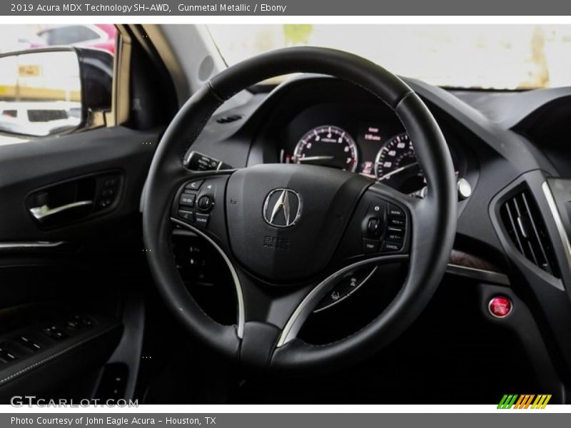 Gunmetal Metallic / Ebony 2019 Acura MDX Technology SH-AWD