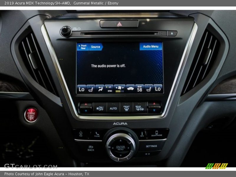 Gunmetal Metallic / Ebony 2019 Acura MDX Technology SH-AWD