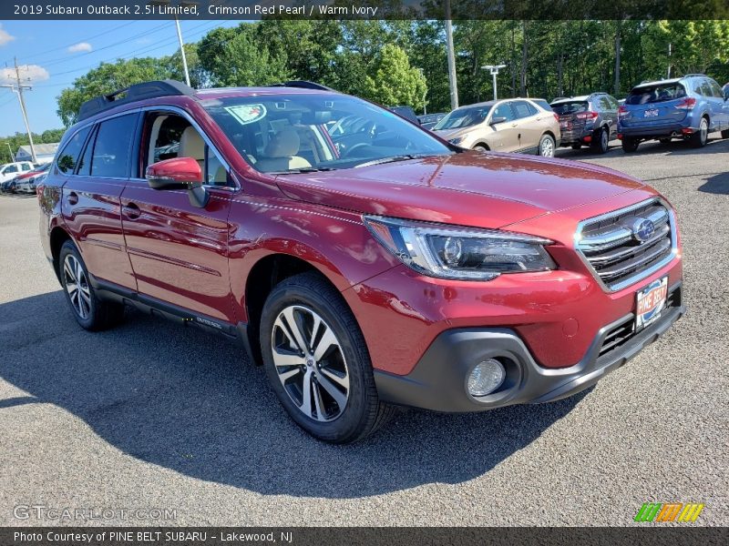Crimson Red Pearl / Warm Ivory 2019 Subaru Outback 2.5i Limited
