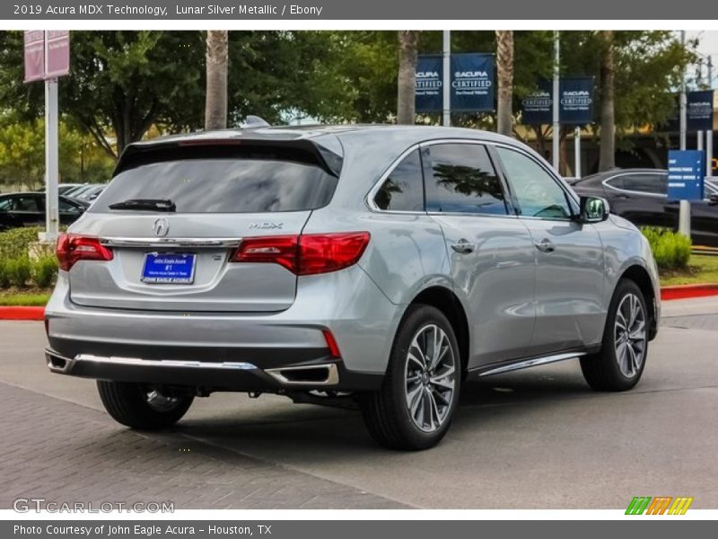 Lunar Silver Metallic / Ebony 2019 Acura MDX Technology