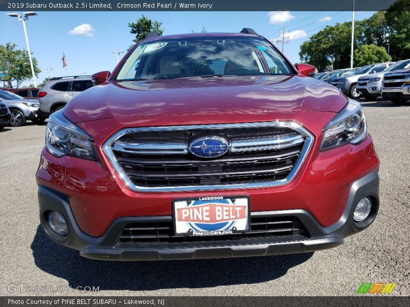 Crimson Red Pearl / Warm Ivory 2019 Subaru Outback 2.5i Limited