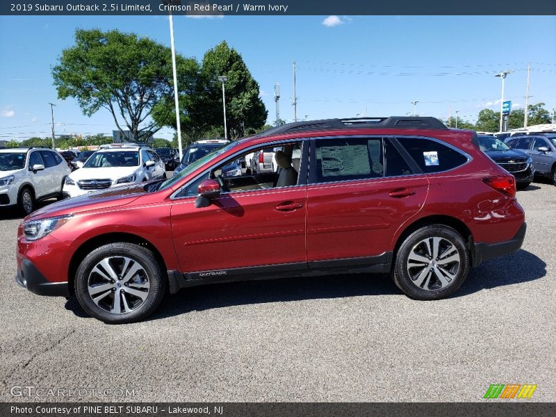 Crimson Red Pearl / Warm Ivory 2019 Subaru Outback 2.5i Limited