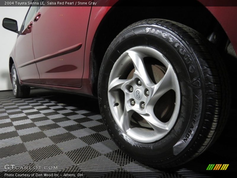 Salsa Red Pearl / Stone Gray 2004 Toyota Sienna LE