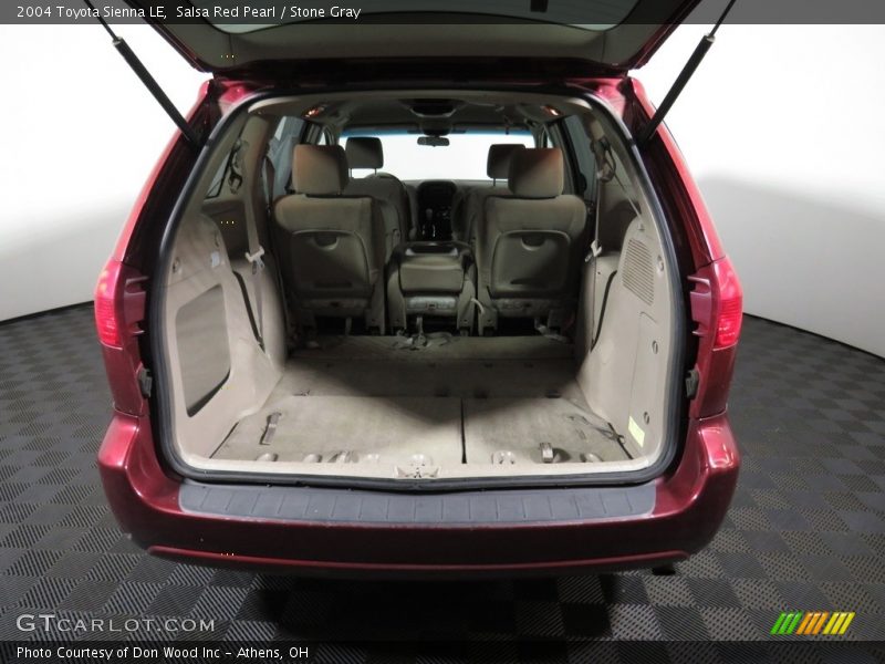 Salsa Red Pearl / Stone Gray 2004 Toyota Sienna LE