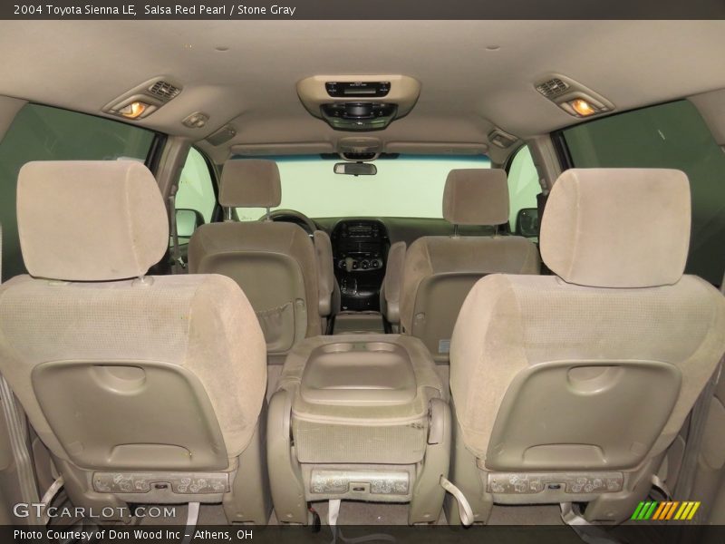 Salsa Red Pearl / Stone Gray 2004 Toyota Sienna LE