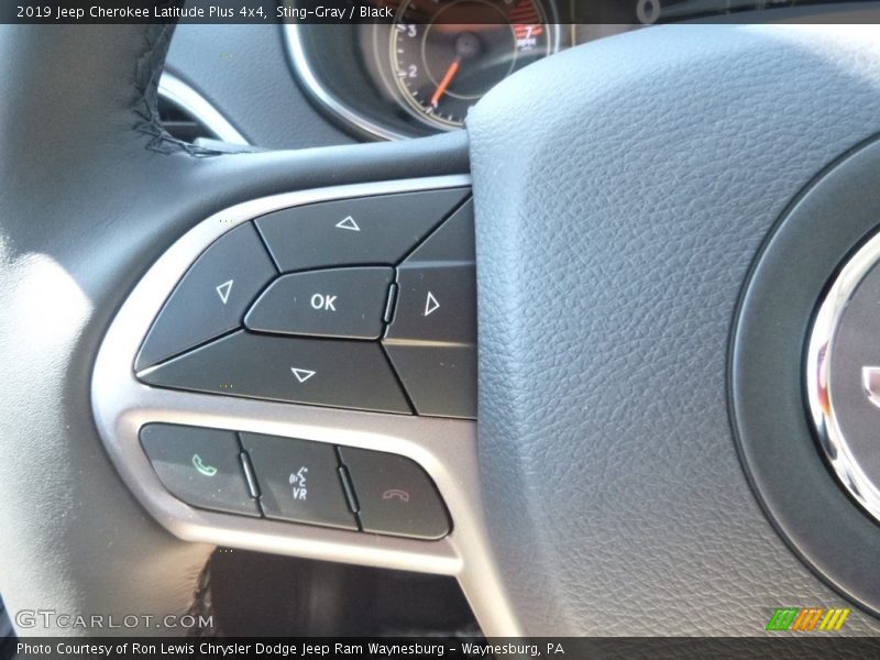 Sting-Gray / Black 2019 Jeep Cherokee Latitude Plus 4x4