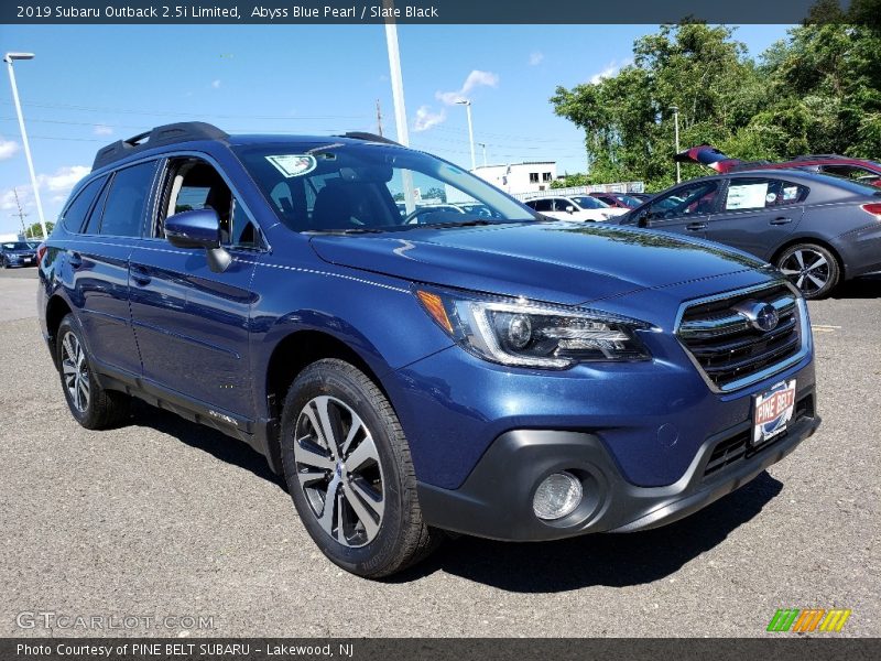 Abyss Blue Pearl / Slate Black 2019 Subaru Outback 2.5i Limited