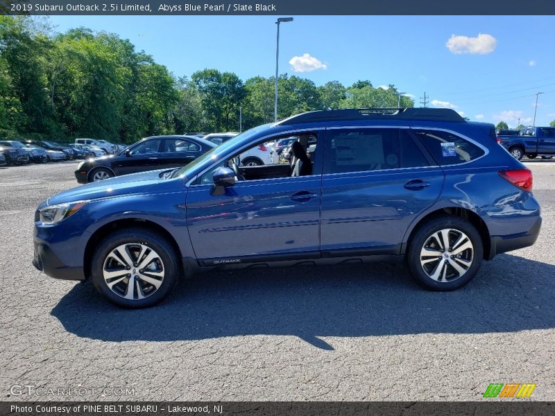 Abyss Blue Pearl / Slate Black 2019 Subaru Outback 2.5i Limited