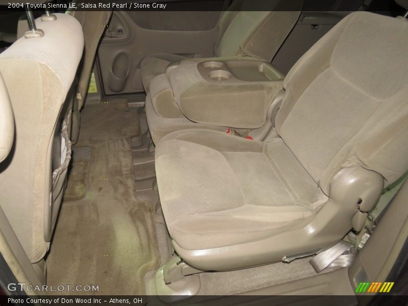 Salsa Red Pearl / Stone Gray 2004 Toyota Sienna LE