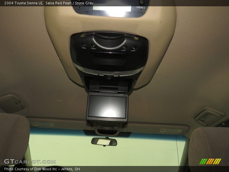Salsa Red Pearl / Stone Gray 2004 Toyota Sienna LE