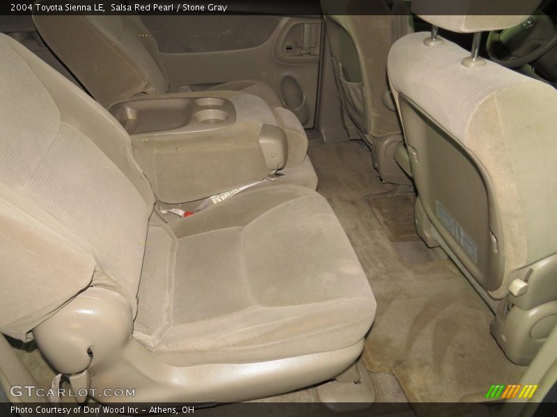 Salsa Red Pearl / Stone Gray 2004 Toyota Sienna LE