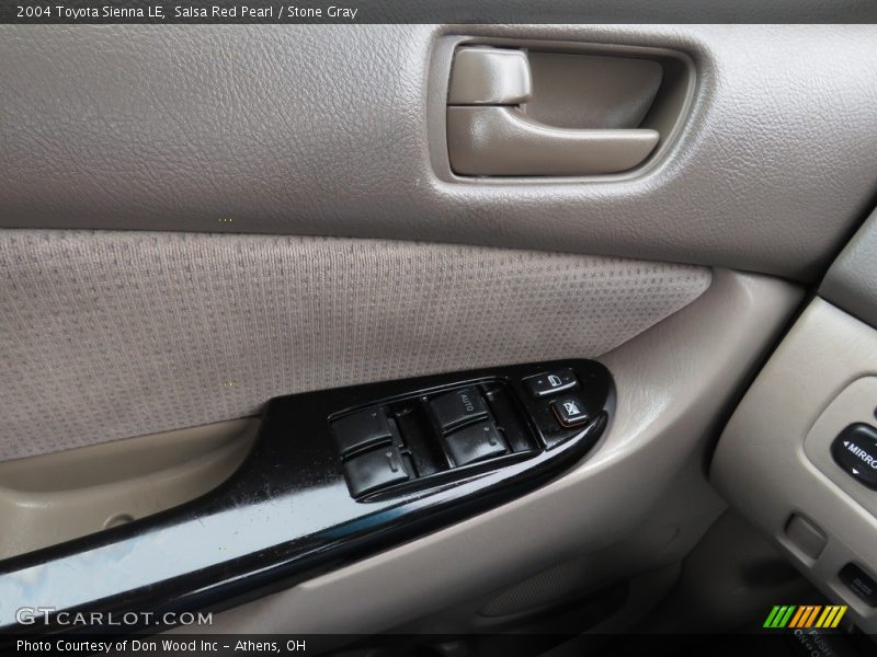 Salsa Red Pearl / Stone Gray 2004 Toyota Sienna LE