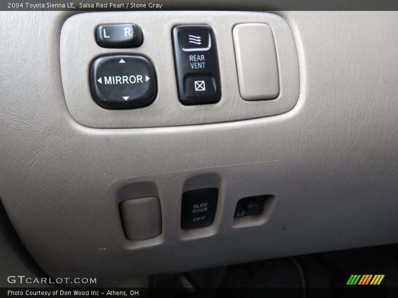 Salsa Red Pearl / Stone Gray 2004 Toyota Sienna LE