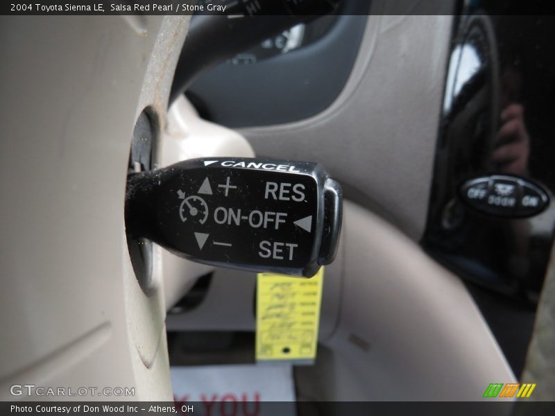 Salsa Red Pearl / Stone Gray 2004 Toyota Sienna LE