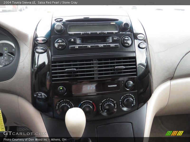 Salsa Red Pearl / Stone Gray 2004 Toyota Sienna LE