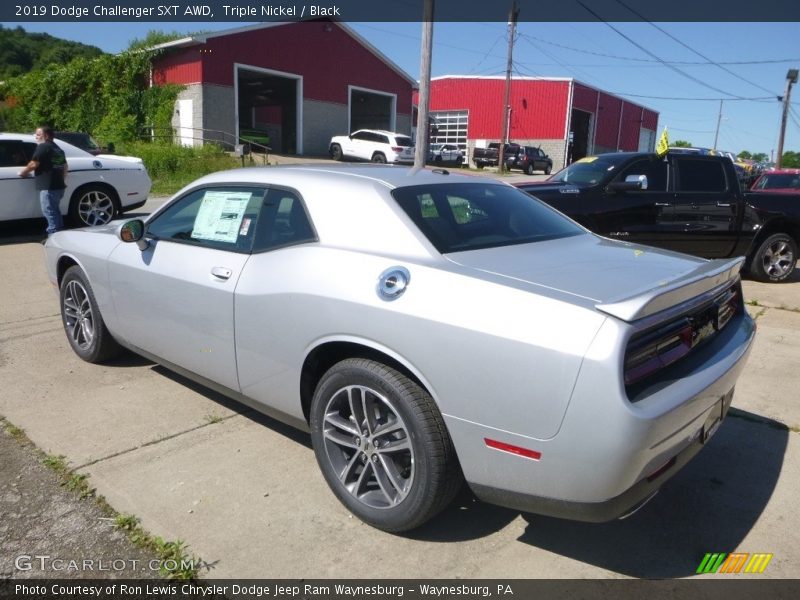 Triple Nickel / Black 2019 Dodge Challenger SXT AWD