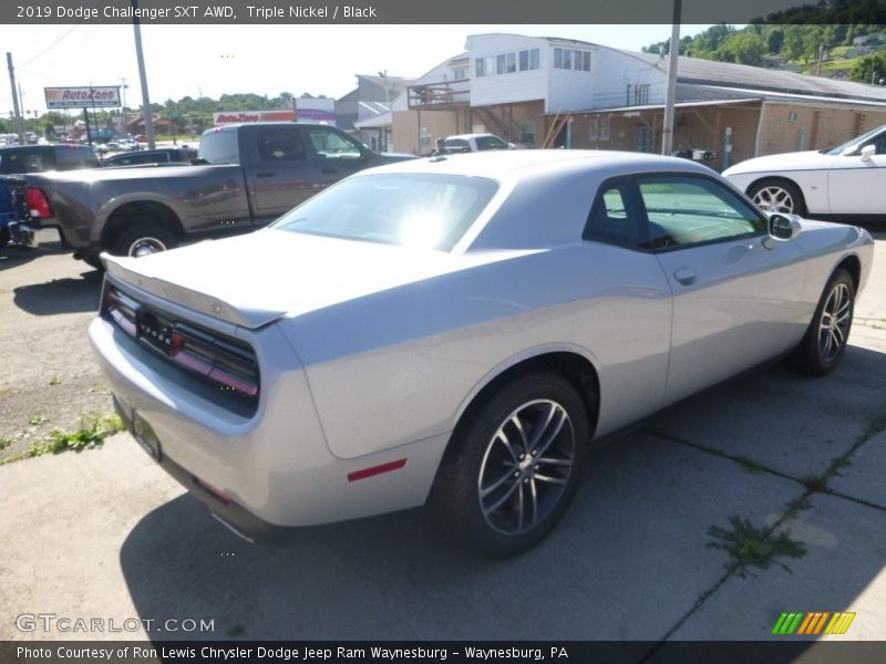 Triple Nickel / Black 2019 Dodge Challenger SXT AWD