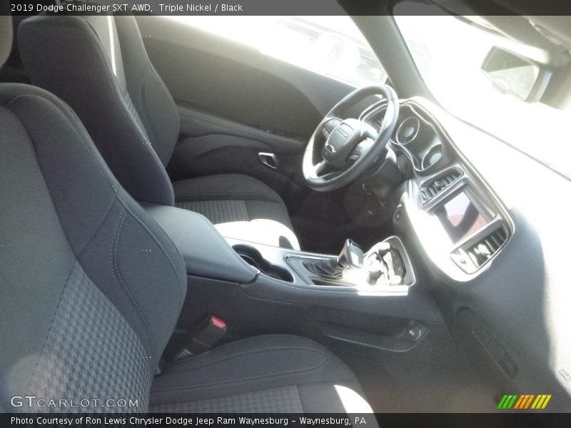 Triple Nickel / Black 2019 Dodge Challenger SXT AWD