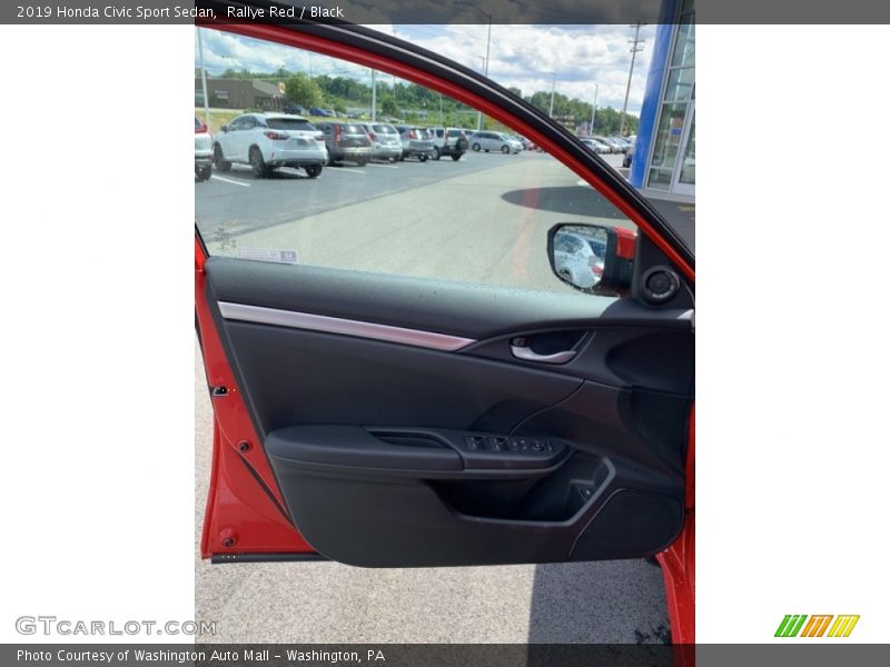 Rallye Red / Black 2019 Honda Civic Sport Sedan